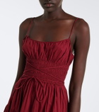 Dôen Safia cotton poplin maxi dress