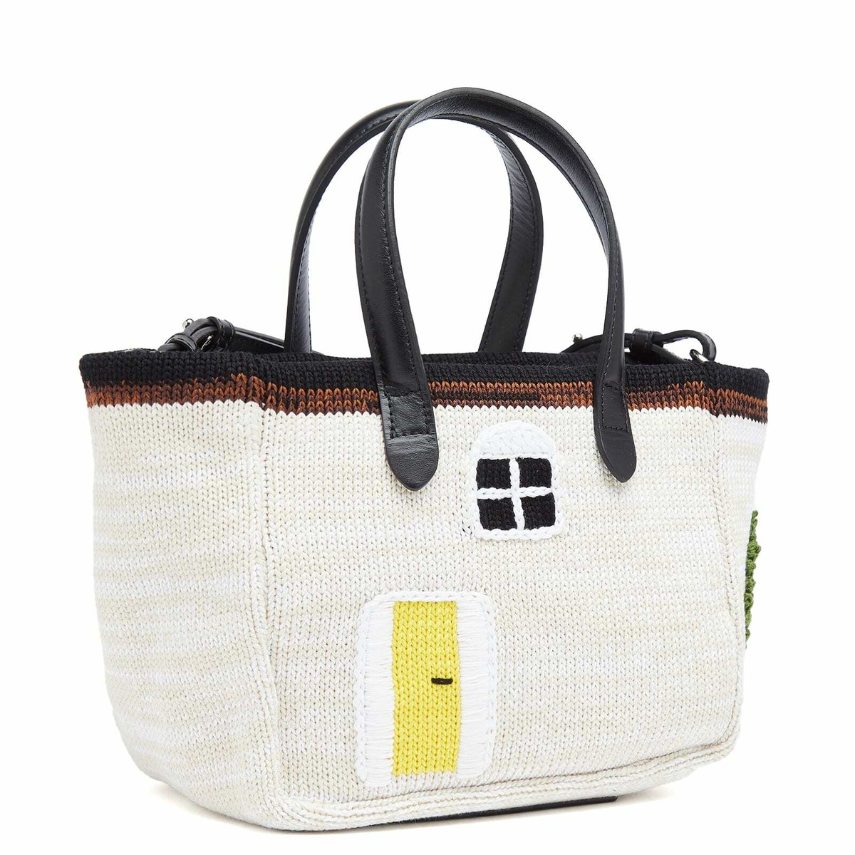 JW Anderson Women's House Mini Belt Tote in Off White 