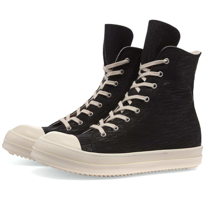 Photo: Rick Owens DRKSHDW Coated Canvas High Top Sneaker