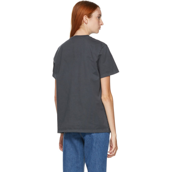 GANNI Grey Mountain Print T-Shirt GANNI