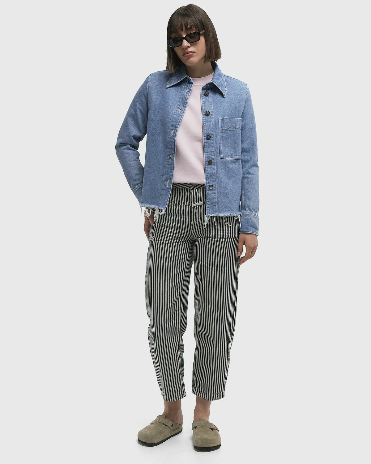 CLOSED SHORT JACKET Grey Womens Denim Jacket
