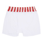 Visvim White and Red Sublig Boxers