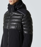 Toni Sailer Lorenz faux leather ski jacket
