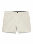 Club Monaco - Jax Straight-Leg Cotton-Blend Twill Shorts - Neutrals