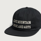 Café Mountain Men's Music And Arts Cap in Washed Black