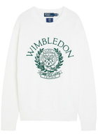 Polo Ralph Lauren Embroidered Cotton Jumper White