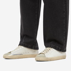 Golden Goose Men's Super-Star Leather Suede Toe Sneakers in White/Ice/Black