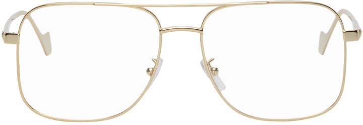 Photo: Loewe Gold Top Bar Glasses