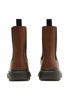 Burberry Brown Creeper Leather Chelsea Boots