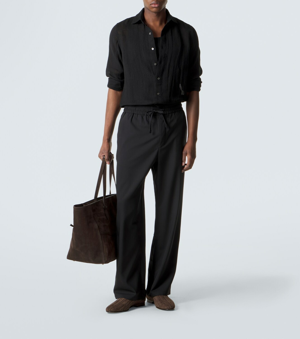 Manolo Blahnik Mario suede loafers