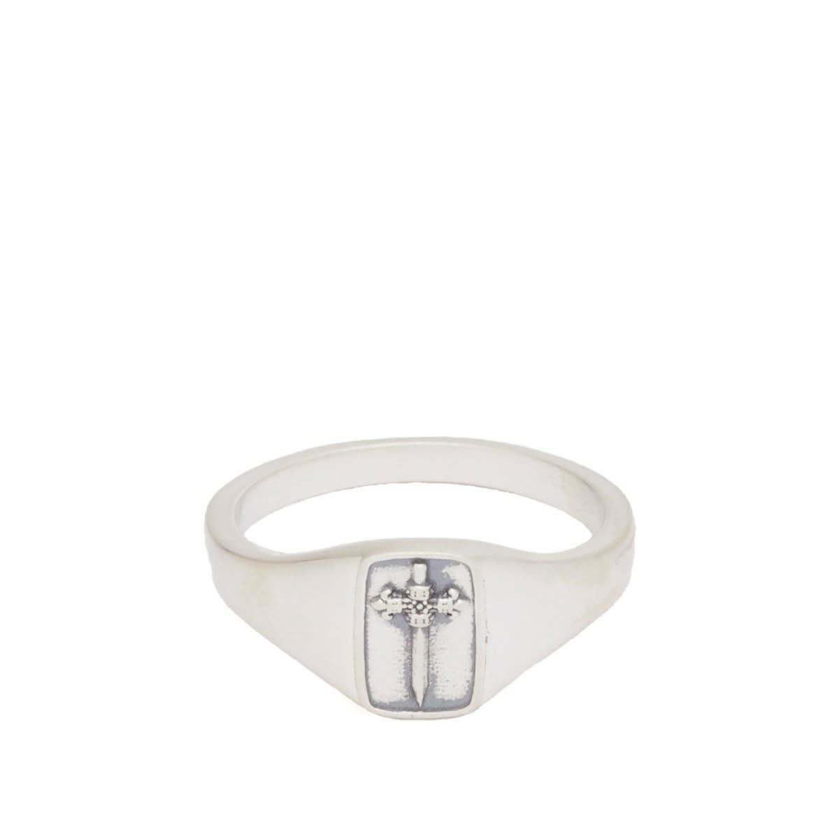 【Serge DeNimes】キューバン リンク リング Serge DeNimes Men's Cuban Link Ring in Silver Serge DeNimes