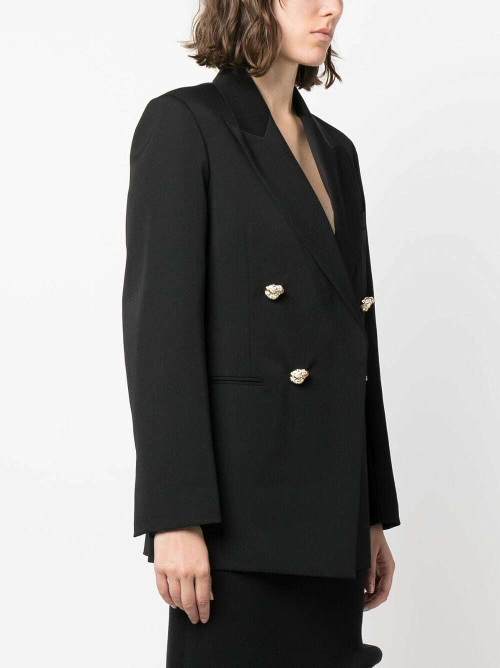 LANVIN - Double-breasted Wool Jacket Lanvin