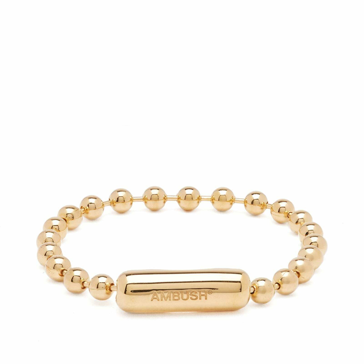 アクセサリー AMBUSH BALL CHAIN BRACELET AMBUSH Silver Pearl Ball Chain Mix Bracelet Ambush