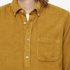 Portuguese Flannel Men's Lobo Button Down Corduroy Shirt in Prairie