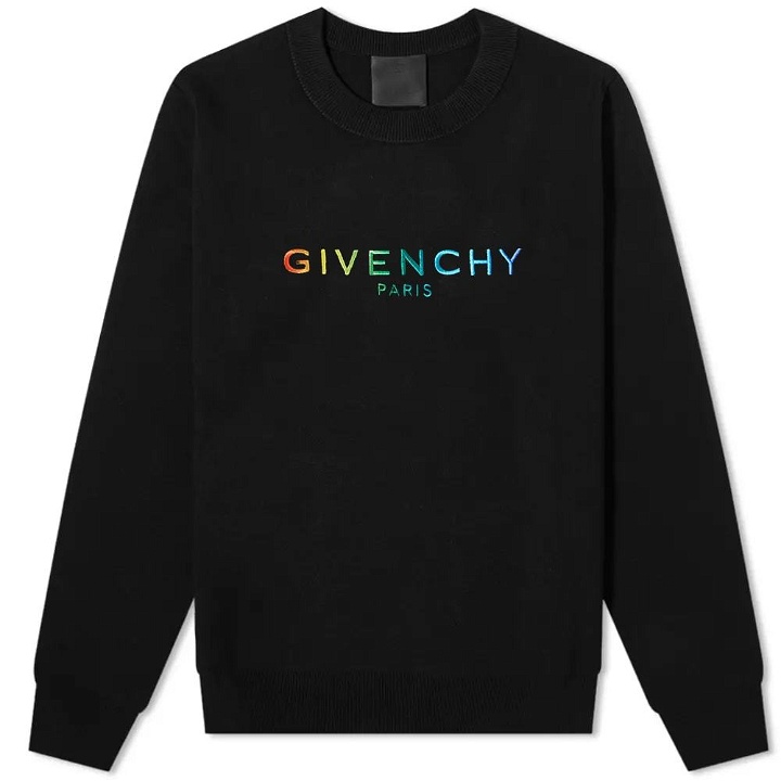 Photo: Givenchy Pride Embroidered Logo Crew Sweat