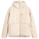 Haglöfs Men's Breeze Mimic Insulated Hooded Jacket in Chalk Beige