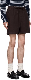 YMC Brown Shorty Shorts