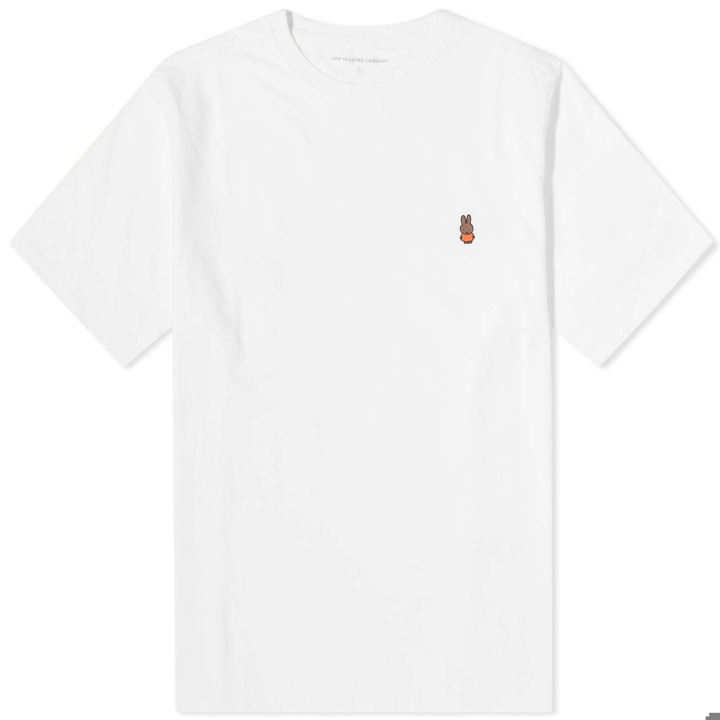 Photo: Pop Trading Company Men's x Miffy Embroidered T-Shirt in White