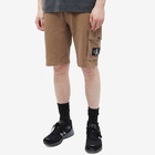 Calvin Klein Men's Monologo Badge Short in Shitake