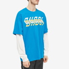 Gucci Men's Interlock Logo T-Shirt in Blue