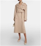 Valentino Belted cashmere trench coat