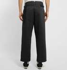 Craig Green - Black Wide-Leg Cotton-Blend Twill Trousers - Black