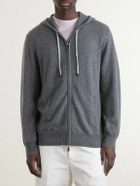 N.PEAL - Ladbroke Organic Cashmere Hoodie - Gray
