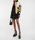 Versace - Aevitas Pointy leather platform pumps