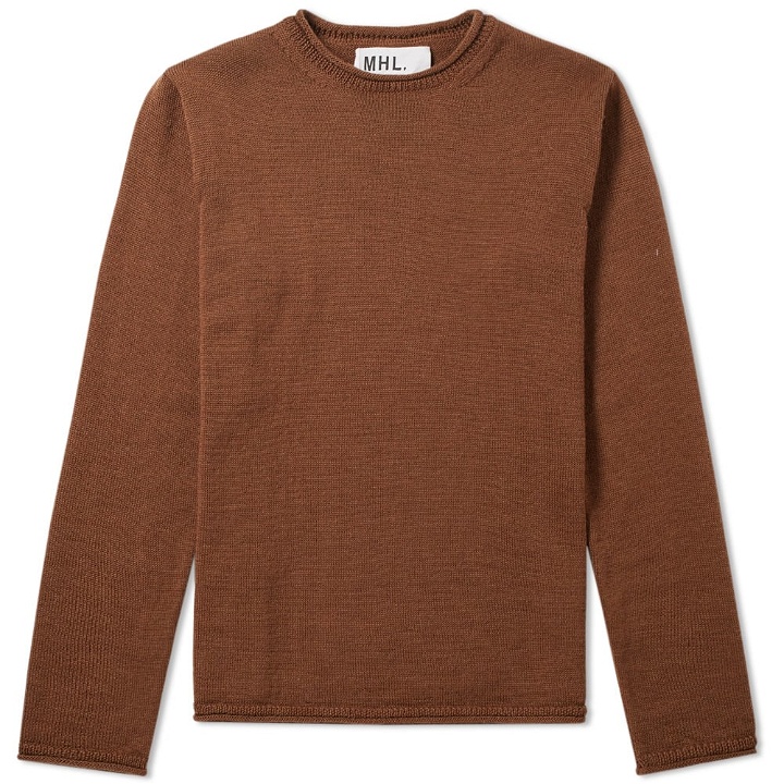 Photo: MHL by Margaret Howell Rolled Edge Crew Knit