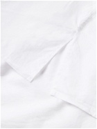 Club Monaco - Collarless Cotton-Poplin Shirt - White
