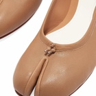 Maison Margiela Women's Ballerina Tabi Shoes in Nude