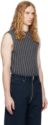 Eckhaus Latta Gray Keyboard Vest
