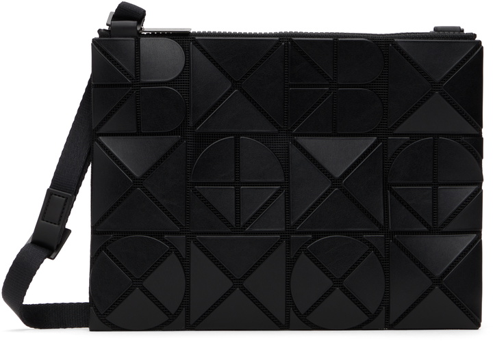 Photo: BAO BAO ISSEY MIYAKE Black Font Crossbody Bag