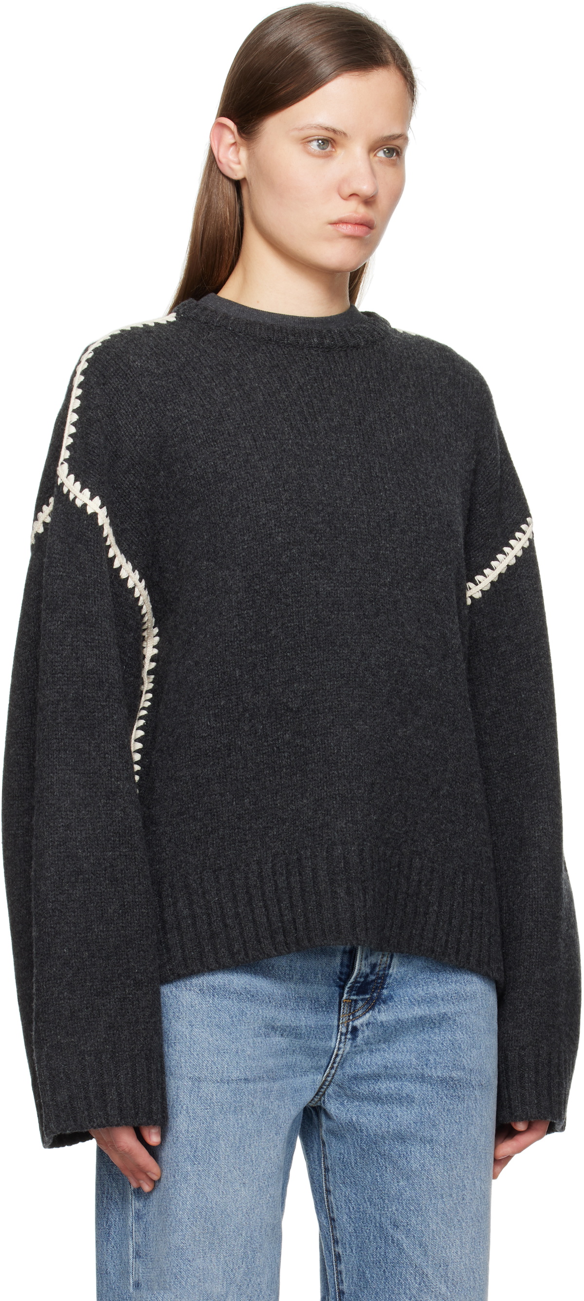 ニット/セーター toteme  Biella Knit Cashmere totemeトーテム Biella Cashmere オーバーサイズニットの通販はau PAY