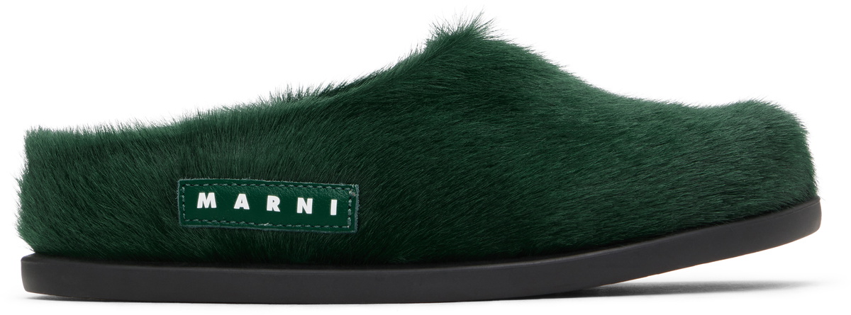 ◆ Marni ◆ グリーン Fussbett サボミュール Marni Kids Green Fussbett Sabot Mules Marni