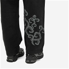 Maharishi Men's Cloud Embroidered Track Pants in Black