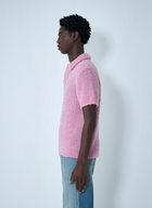 ERL Mohair-Blend Polo Shirt