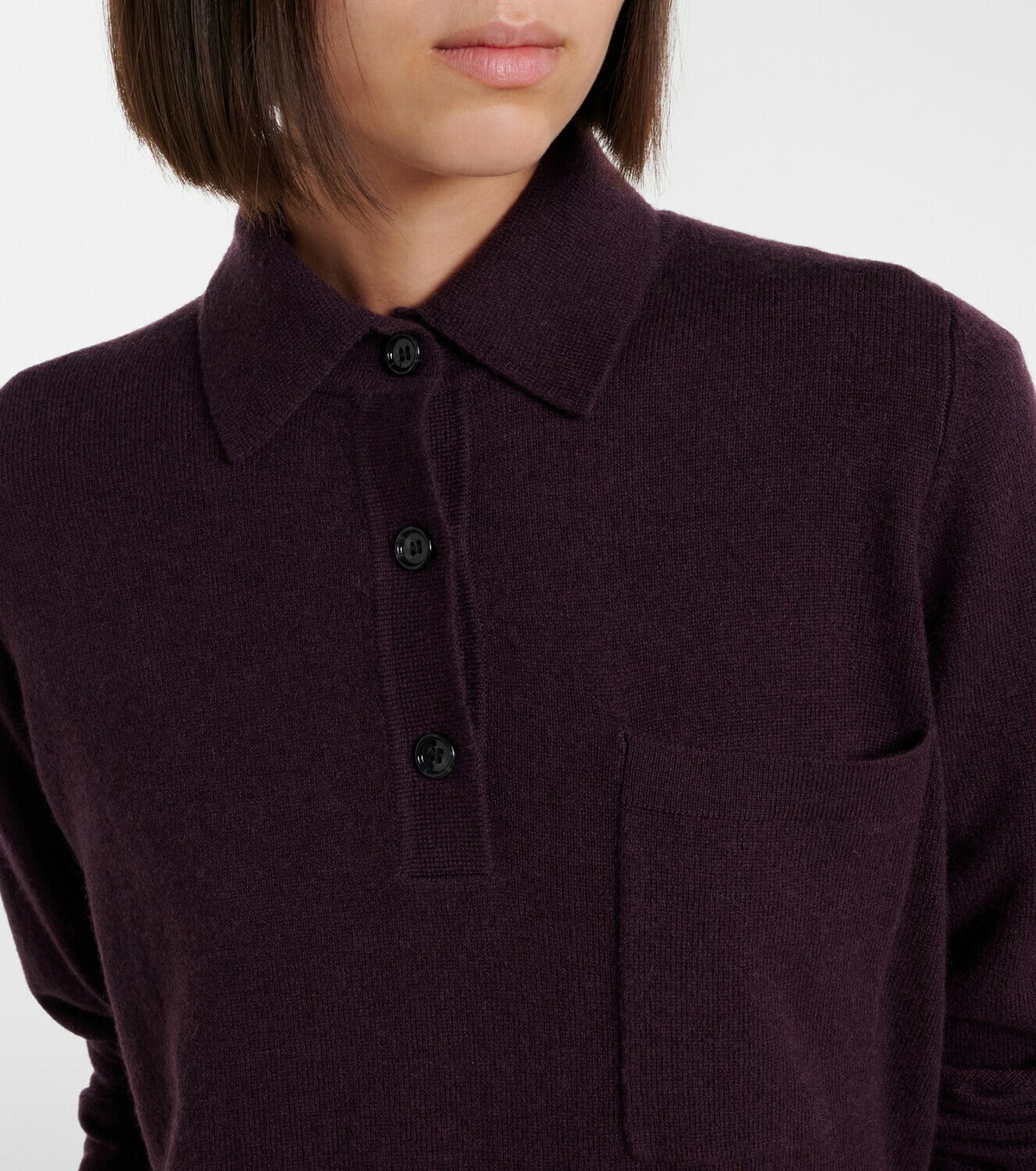 Jardin des Orangers Wool and cashmere polo sweater