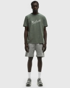 WOOLRICH MOULINE JERSEY LOGO TEE Green Mens Shortsleefe