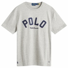 Polo Ralph Lauren Men's College Logo T-Shirt in Dark Vintage Heather