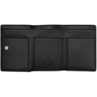 Vivienne Westwood Black Small Flap Purse Wallet