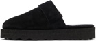 Off-White Black Comfort Slippers