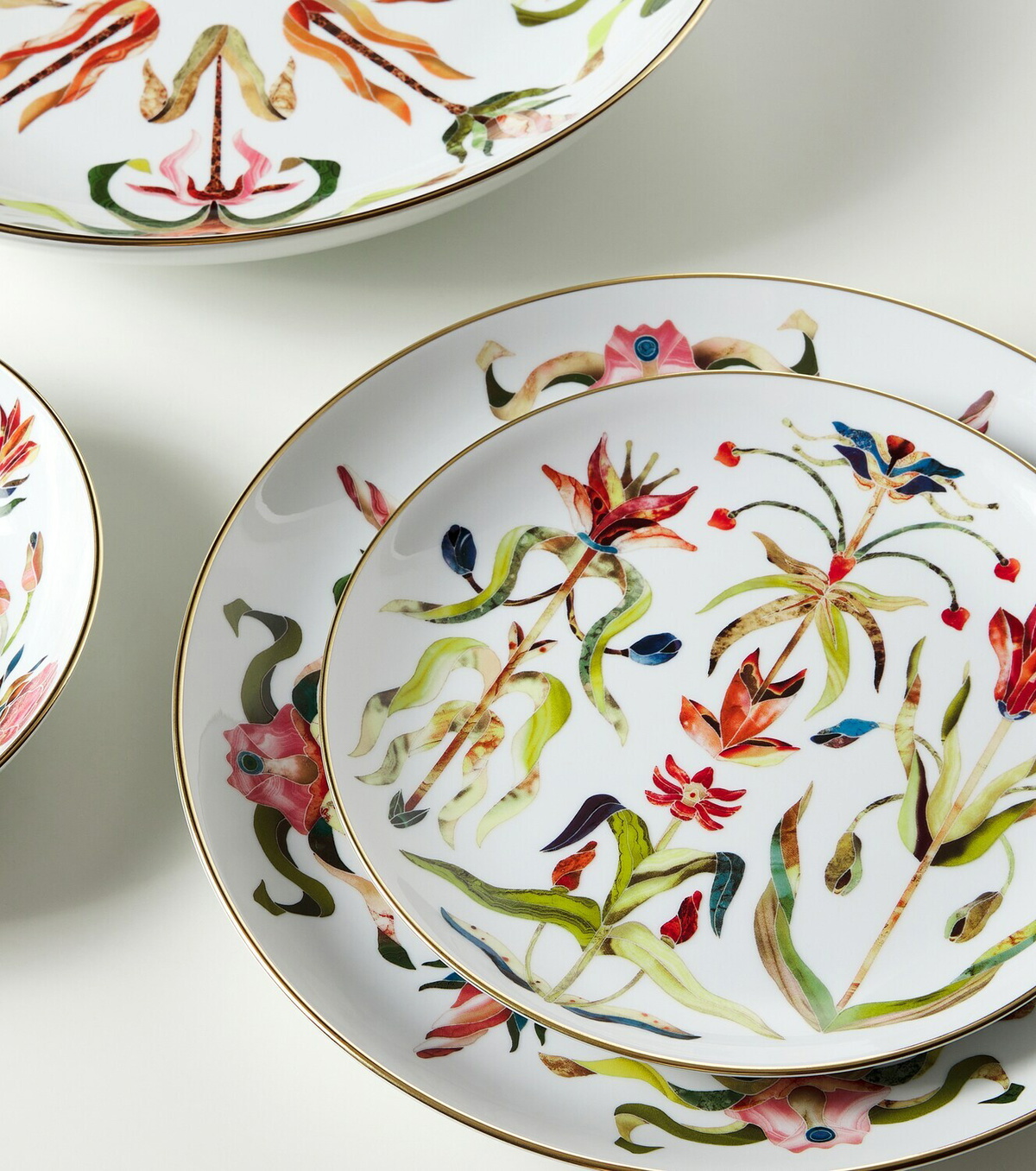 L'Objet Grand Tour porcelain dessert plate