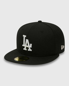 New Era League Essential 59 Fifty Los Angeles Dodgers Black - Mens - Caps