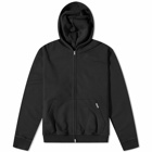 Represent Men's Blank Zip Hoody in Off Black