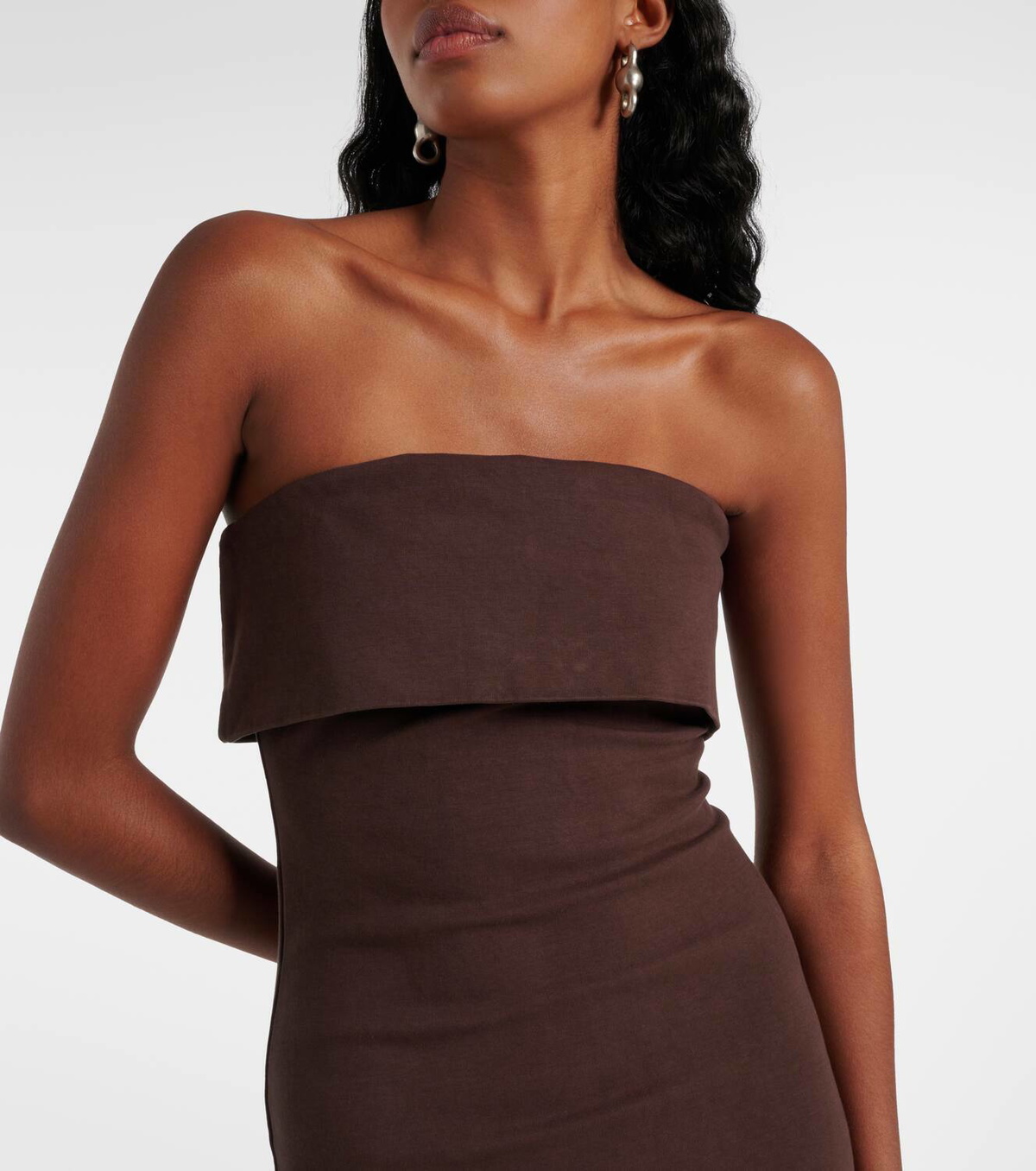 Entire Studios Lap cotton-blend midi dress