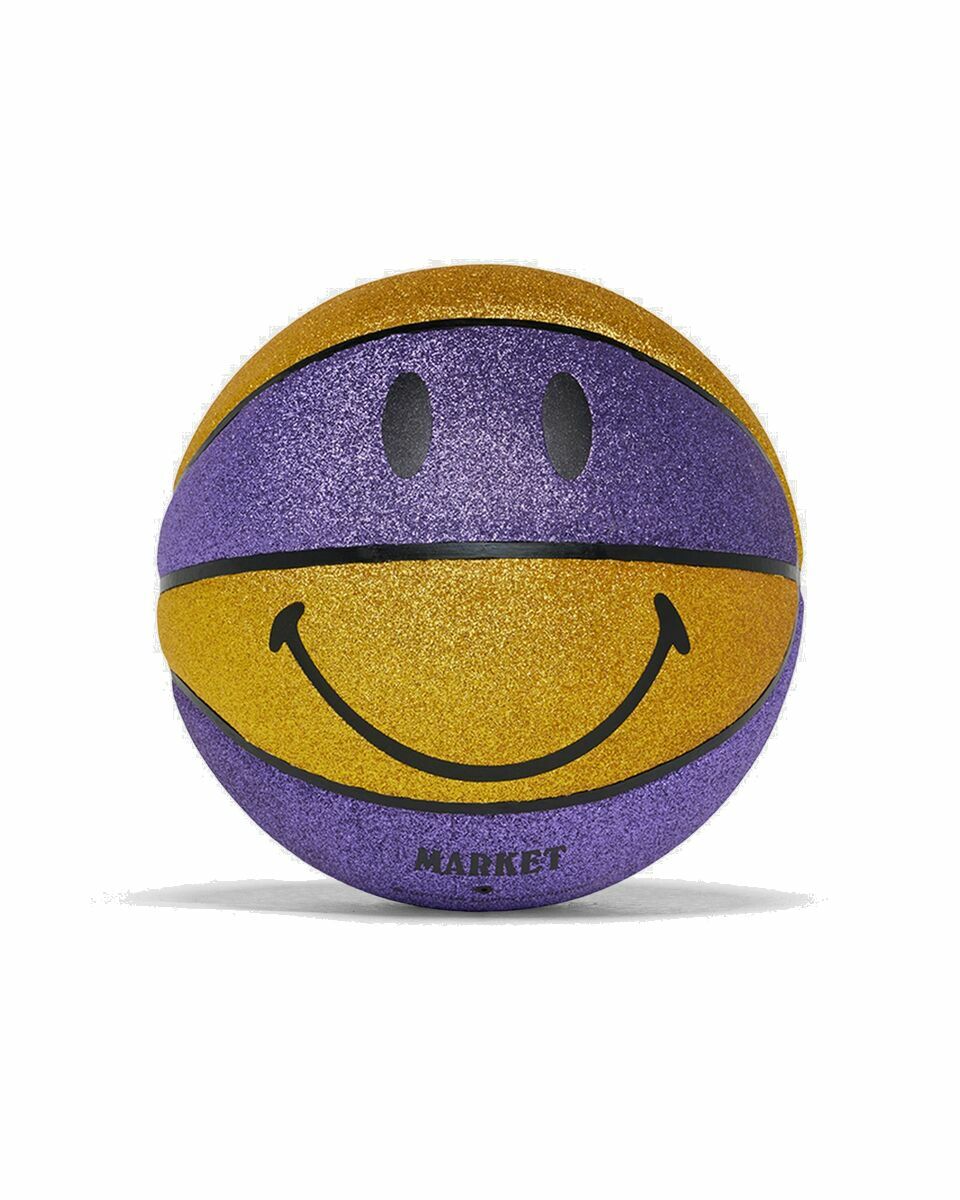 Photo: Market Smiley Glitter Showtime Basketball Size 7 Multi - Mens - Sports Equipment