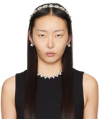 AREA Silver Crystal Stud Headband