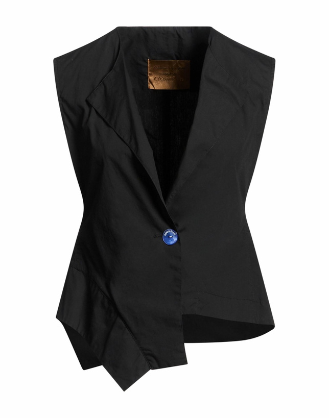 Photo: Alessia Santi Womens Tailored Vest in Black