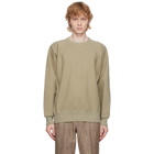 AURALEE Khaki Super Milled Sweatshirt